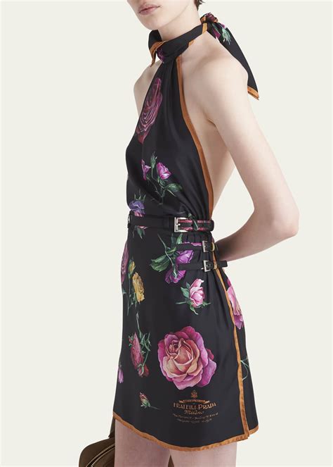 Prada Silk Twill Floral